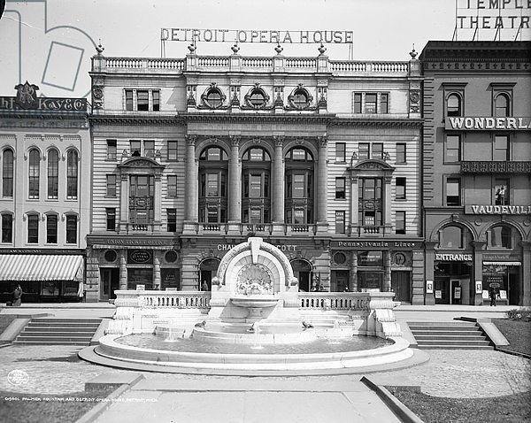 Palmer Foundation and Detroit Opera House, Detroit, Michigan, c.1906