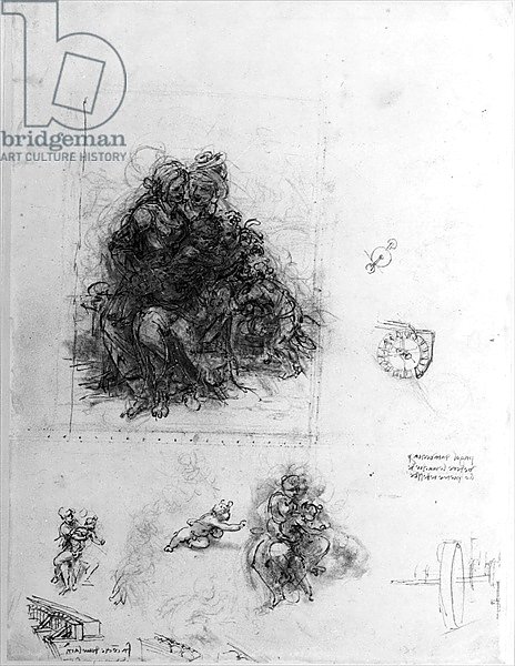 Study for the Virgin and Child with St. Anne, c.1501