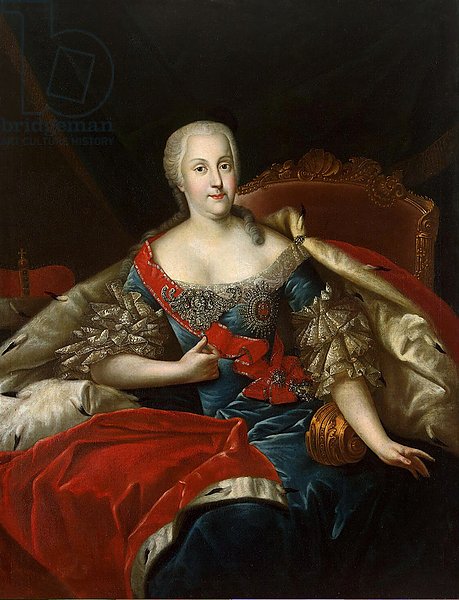 Portrait of Johanna-Elizabeth, Electress of Anhalt-Zerbst, c.1746