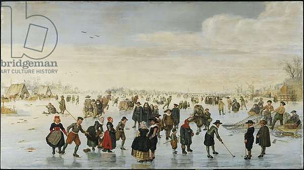 Skaters on the Amstel, c.1620
