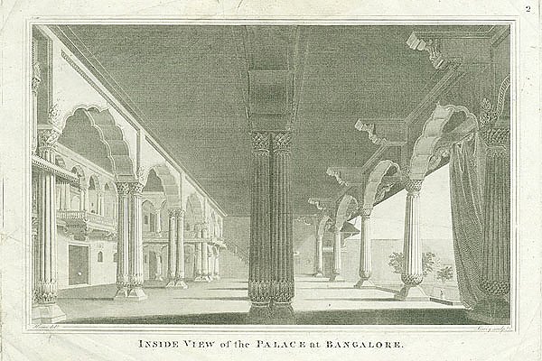 Inside View of the Palace at Bangalore