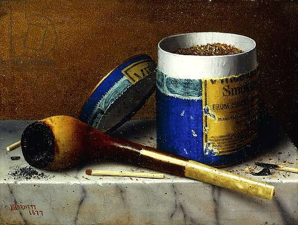 Tobacco and Pipe, 1877