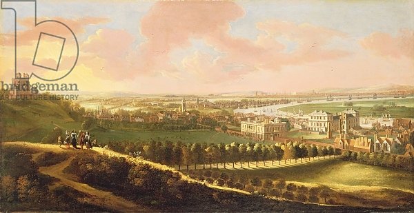 London from Greenwich Hill, c.1680