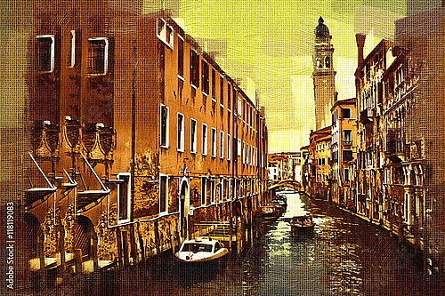 Городской канал в Венеции