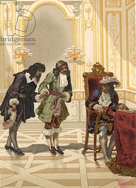 Giovanni Domenico Cassini presented to Louis XIV by Colbert
