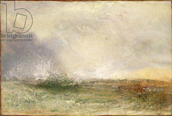 Stormy Sea Breaking on a Shore, 1840-5