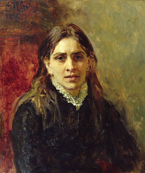 Portrait of Pelageya Antipovna Strepetova 1882