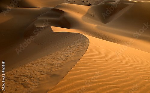 Песчаные дюны в пустыне