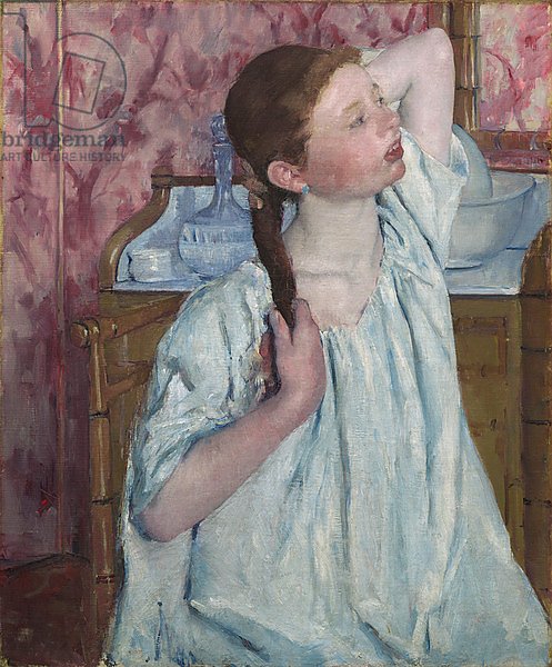 Girl Arranging Her Hair, 1886