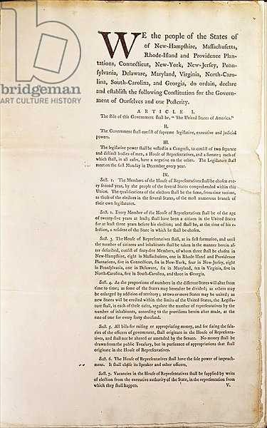 The United States Constitution, 1787 2