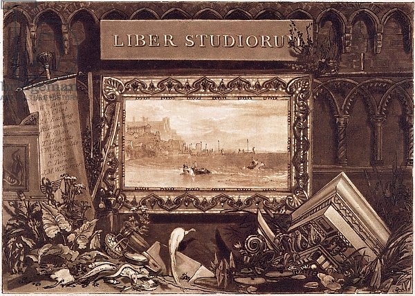Frontispiece to 'Liber Studiorum', engraved by J. C. Easling 1812