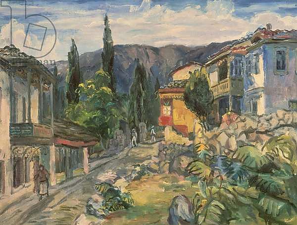 A Tatar Street in Yalta, 1932