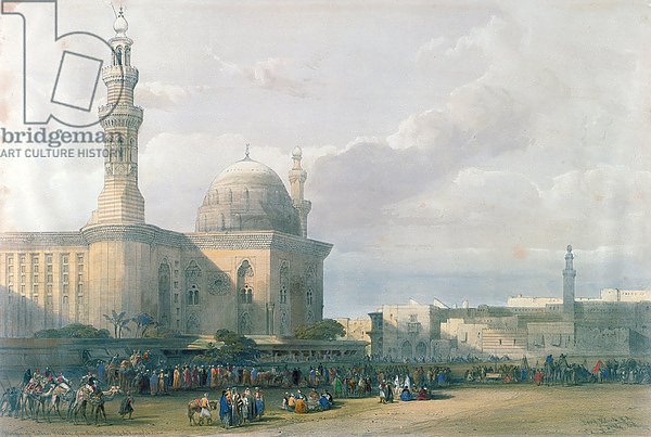 Mosque of the Sultan Hasan from the Great Square of Rumeyleh, Cairo, from 