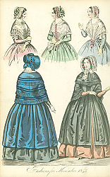 Постер Fashions for November 1845 1