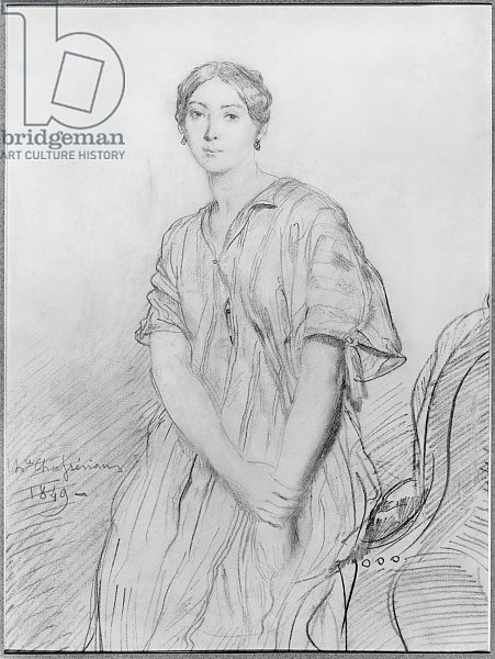 Portrait of Alice Ozy, 1849