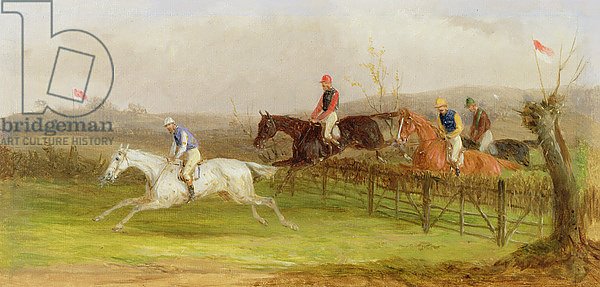 Steeplechasing: The Hurdle, 1869