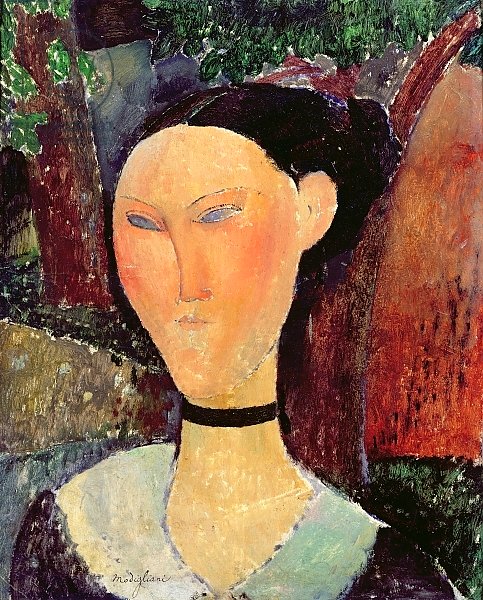 Woman with a Velvet Neckband, c.1915