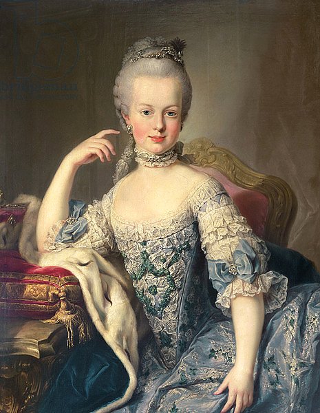 Archduchess Marie Antoinette Habsburg-Lotharingen 1767-68