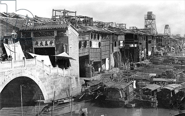 View of Canton, China, c.1900