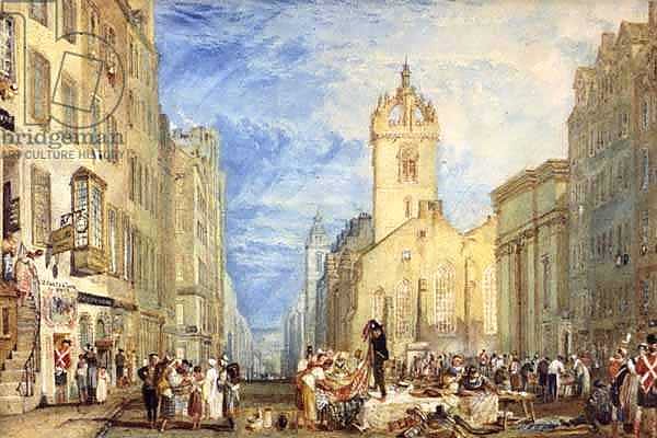 High Street, Edinburgh, c.1818
