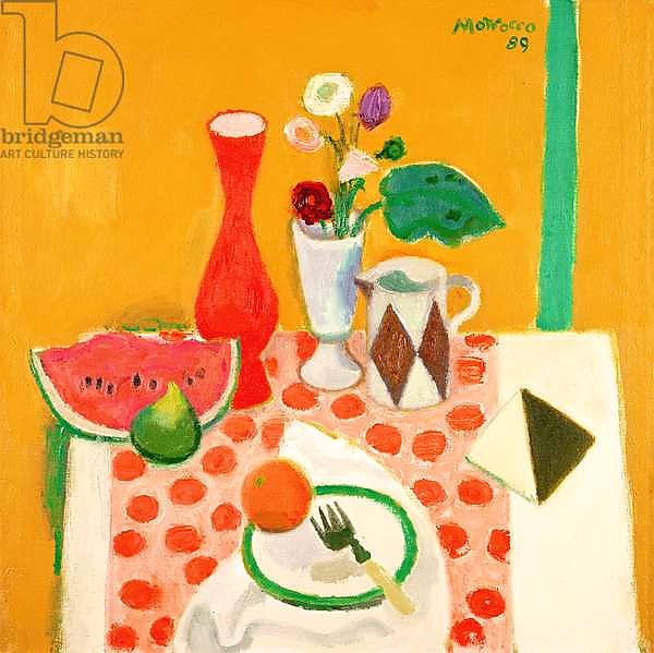 Watermelon, Fig and Tunisian Tile, 1989