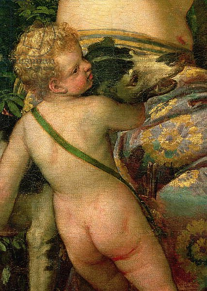 Cupid, detail from Venus and Adonis, 1580