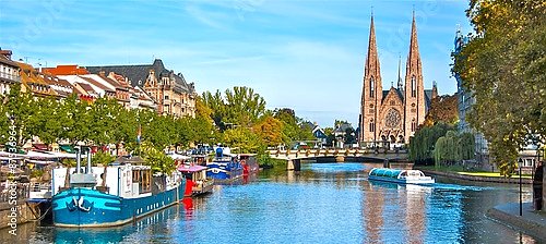 Франция, Страсбург. Вид на реку