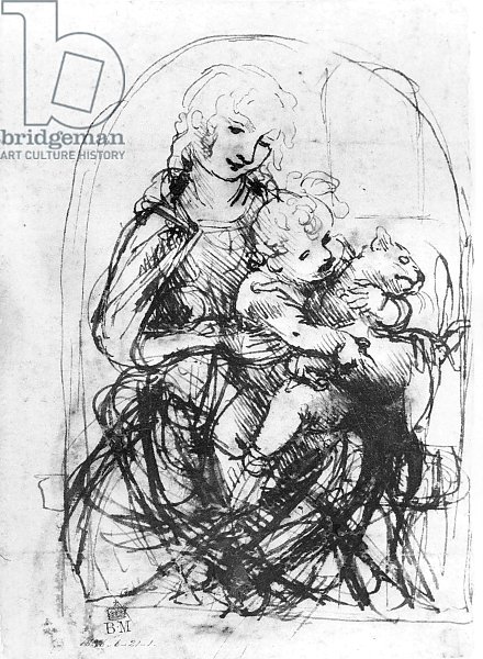Study for a Madonna with a Cat, c.1478-80 2