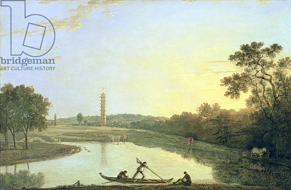 Kew Gardens: The Pagoda and Bridge, 1762
