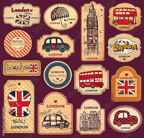 Постер Символы Лондона