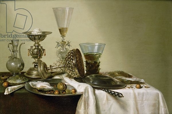 Still Life with Oysters and Nuts, 1637