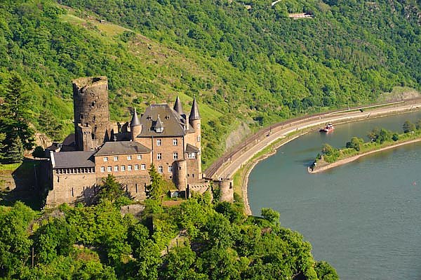 Крепость Кац на Рейне. Германия
