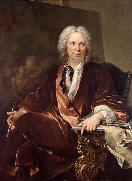 Portrait of Louis Galloche 1734