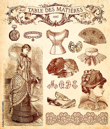 Постер Fond Mode 1897