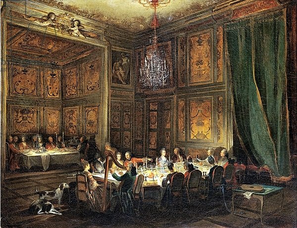 Dinner of the Prince of Conti in the Temple, 1766