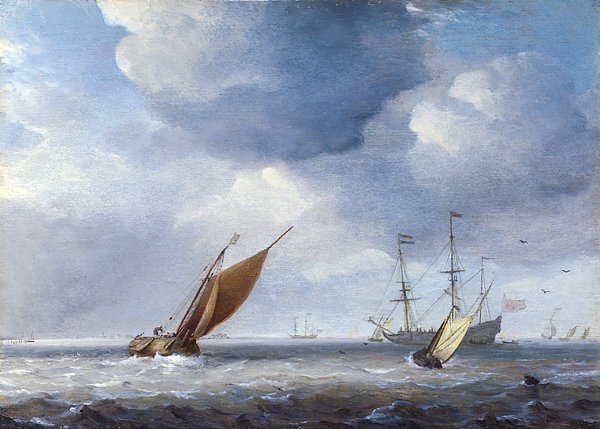 Малые голландские корабли в бриз