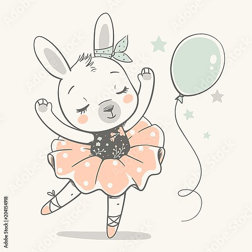Зайчонок - балерина