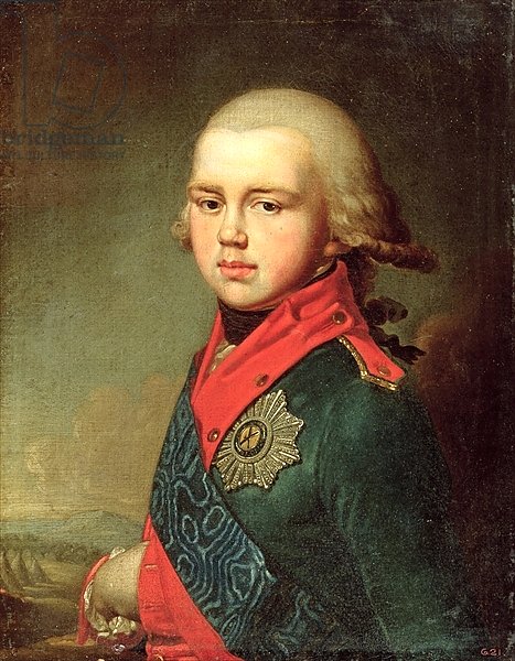 Portrait of Grand Duke Konstantin Pavlovich 1795