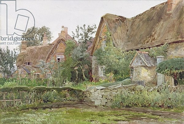 Thatched Cottages and Cottage Gardens, 1881