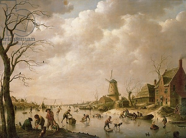 Skaters on a Frozen Canal, 1779