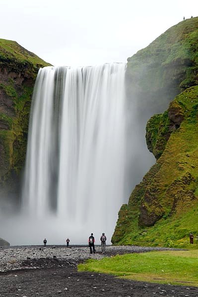 Водопад  Скогафосс. Исландия 2