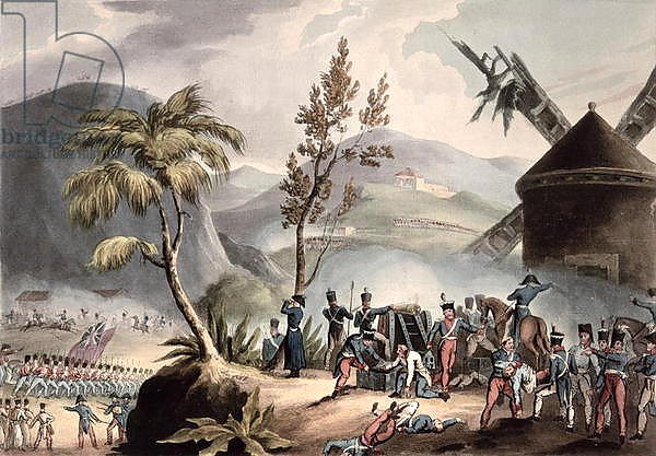 Battle of Roleia, August 17th, 1808, engraved by Thomas Sutherland