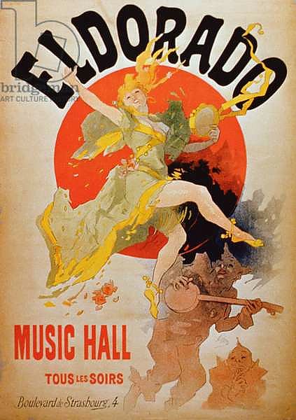 Advertisement for 'Eldorado Music Hall'