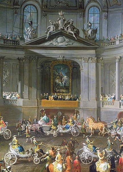 A Cavalcade in the Winter Riding School of the Vienna Hof, 1743 2