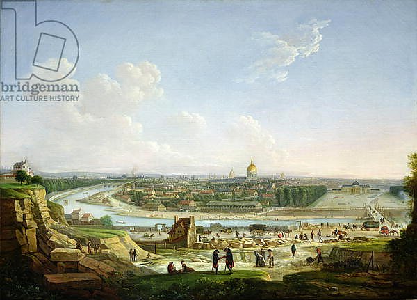 General View of Paris from the Chaillot Hill, 1818