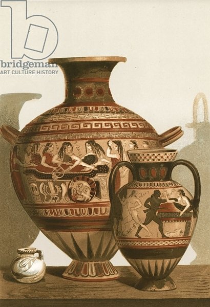 Corinthian vases found at Caere