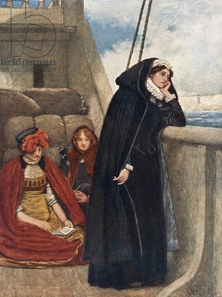 Mary Sails from France: Her Farewell to that Country