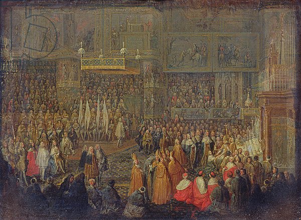 Coronation of Louis XV 25th October 1722, 1735
