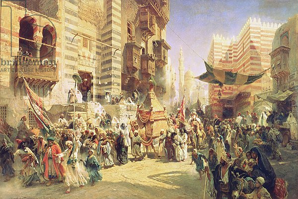 The handing over of the Sacred Carpet in Cairo, 1876