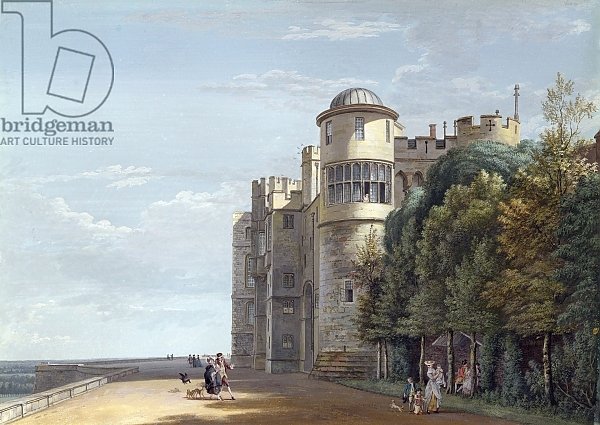 The North Terrace, Windsor Castle, looking East